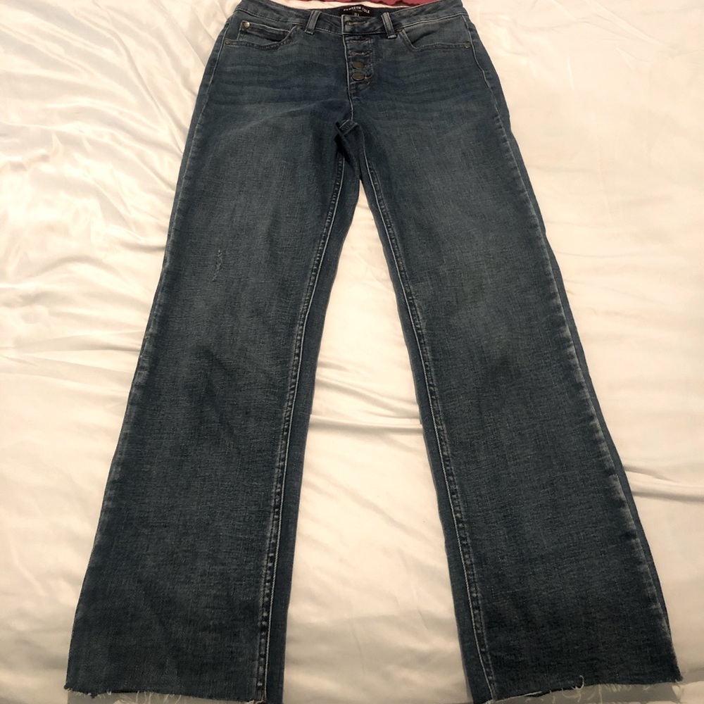 Kenneth Cole / wide leg flared jeans